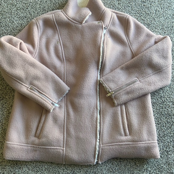 Old Navy Pink Jacket with furry interior. - Picture 2 of 7